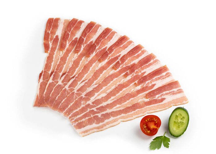Bacon geschnitten ca. 39 Scheiben 500g Henkelmann – Bild 1