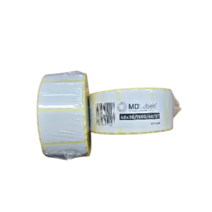 Thermo-Etiketten 40x30mm 1500Stück