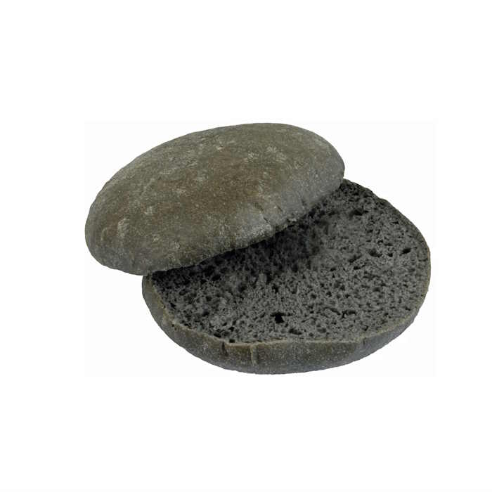 Hamburgerbrötchen FF Black Burger 20x100g TK Edna #1845 – Bild 1