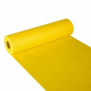 Tischläufer gelb stoffähnlich Vlies 24mx40cm