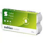Toilettenpapier weiß 3-lagig 8x200 Blatt Satino