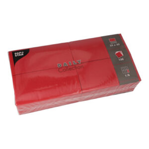 Servietten bordeaux 32x32cm 3 lagig 1/8 Falz 150 Stück