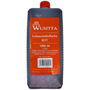 Lebensmittelfarbe Rot 1l Wusitta