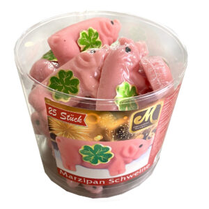 Marzipan Schweine flach 25x15g