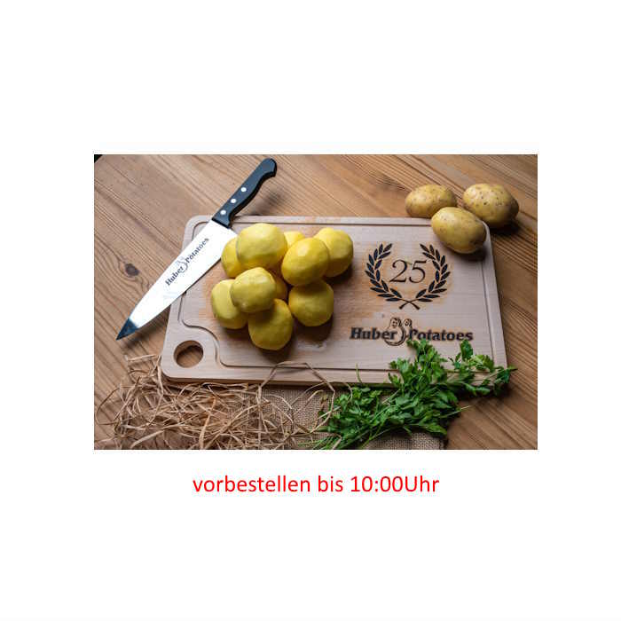 Kartoffeln geschält ganz regional vacu "5kg Gebinde" Huber-Potatoes S-H – Bild 1