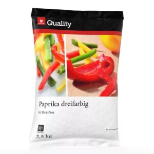 Paprika Streifen bunt 2,5kg TK Quality