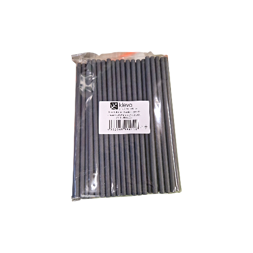 Trinkhalm gerade Papier schwarz 8x230mm 150Stück Hermsen – Bild 1