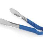 Servierzange 250mm blau PVC Hendi