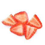 Erdbeeren halbiert frisch Saisonaler Artikel