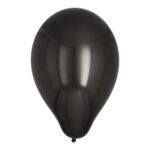 Luftballon schwarz 25cm Durchmesser 10 Stück