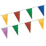 Wimpelkette Folie 20m farbig wetterfest