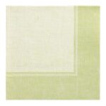Servietten hellgrün Linum Royaql Collection 40x40cm 1/4 Falz 50 Stück