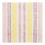 Servietten gelb Stripes Royal Collection 40x40cm 1/4 Falz 50 Stück