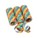 Riesenluftschlangen 15m Confetti flammhemmend 3er