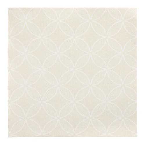 Servietten champagner Flowers Royal Collection 40x40cm 1/4 Falz 50 Stück – Bild 1