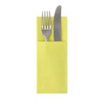 Serviettentaschen limonen grün 40x30cm Royal Collaction 50 Stück Papstar