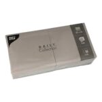 Servietten grau 32x32 cm 1/4 Falz 150 Stk.