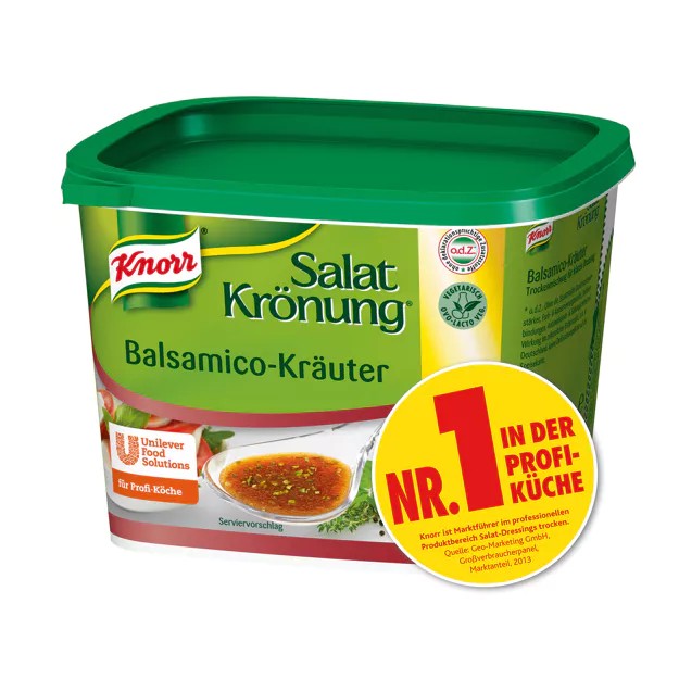 Knorr Kräuterdressing Balsamico 500g – Bild 1