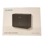 Papier- Handtuchspender schwarz Aike